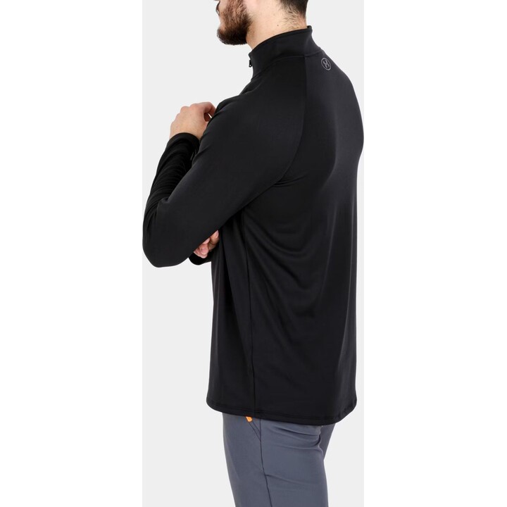 Camiseta de manga larga con media cremallera Under Armour Tech 2.0 para hombre, color negro