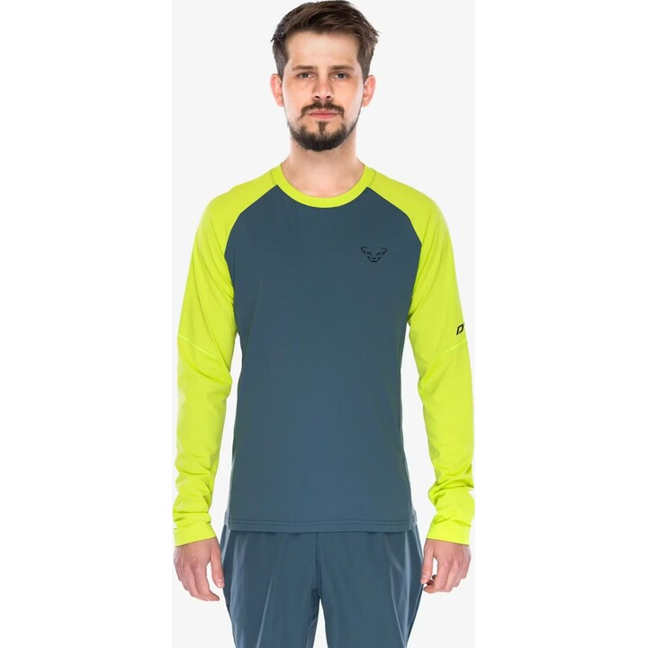 Camiseta de manga larga Dynafit Alpine Pro, color amarillo ultra, talla L