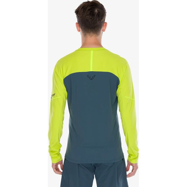 Camiseta de manga larga Dynafit Alpine Pro, color amarillo ultra, talla L