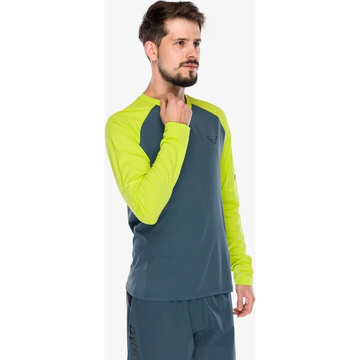 Camiseta de manga larga Dynafit Alpine Pro, color amarillo ultra, talla L