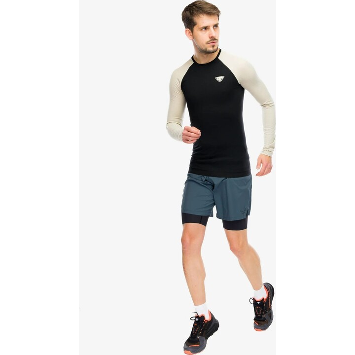 Dynafit Ultra S-Tech Langarm-T-Shirt „Overcast“ S/M