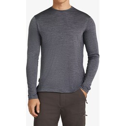 Camisola de manga comprida Icebreaker Merino 125 Cool-Lite Sphere III, cor «Midnight Navy Hthr», tamanho L