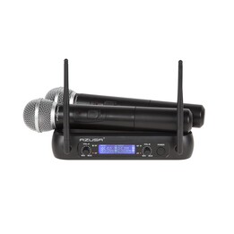 Micrófono VHF de 2 canales WR-358LD (2 micrófonos de mano)