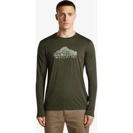 Icebreaker Merino 150 Tech Lite LS Tee Aoraki Explorer Dark Loden M