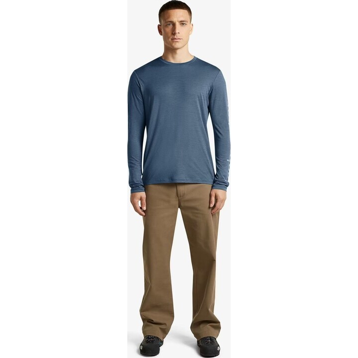 Camiseta de manga larga Icebreaker Merino 150 Tech Lite IB Vertical Dawn, talla XL