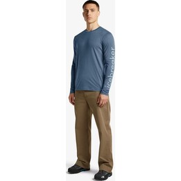 Camiseta de manga larga Icebreaker Merino 150 Tech Lite IB Vertical, negra, talla S