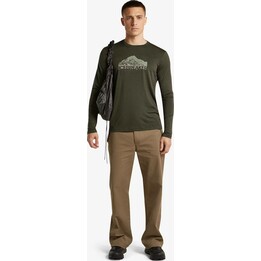 Maglietta a maniche lunghe Icebreaker Merino 150 Tech Lite Aoraki Explorer, colore Dark Loden, taglia L