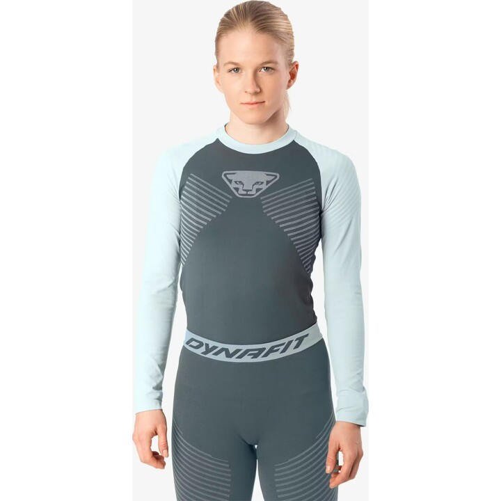 Camiseta de manga larga para mujer Dynafit Speed Dryarn, azul nube, talla XS