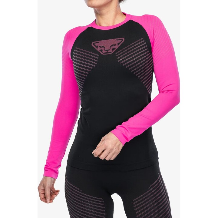 Dynafit Speed Dryarn Damen-Langarmshirt Pink Glo XS