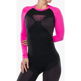 T-shirt à manches longues Dynafit Speed Dryarn pour femme, rose Glo, taille S