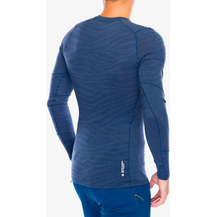 Salewa Cristallo Warm Amr L/S Tee Dark Denim M