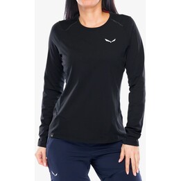 Salewa Pedroc Dry Tee Women Long-Sleeve Shirt Black Out