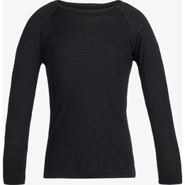 Icebreaker Merino 200 Oasis LS Crewe Kids Black