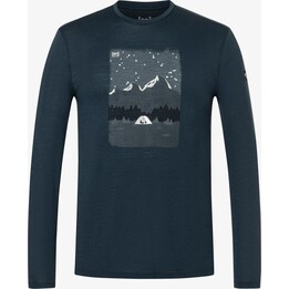 Super.natural Outdoor Nights LS Long Sleeve Shirt Cranberry/Reflective Silver/Various M