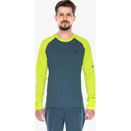 Maglietta a maniche lunghe Dynafit Alpine Pro, colore Ultra Yellow/Petrol, taglia M