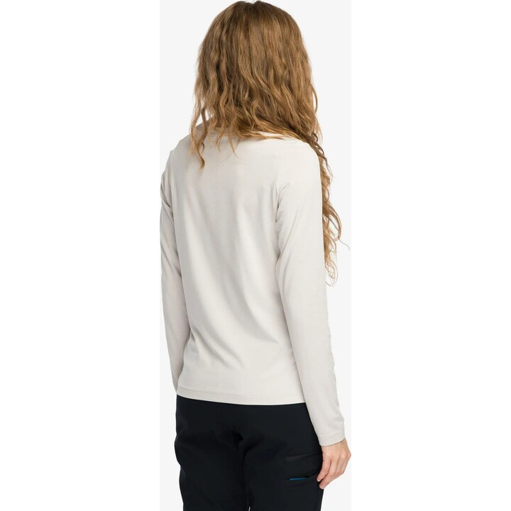 T-shirt graphique à manches longues pour femme Columbia Parsons Point, couleur Dark Stone/All Terrain, taille M