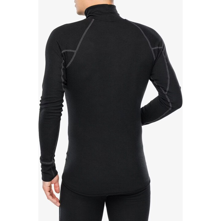 Camiseta interior de manga larga con cuello alto y doble cara «Sensor», color negro, talla L