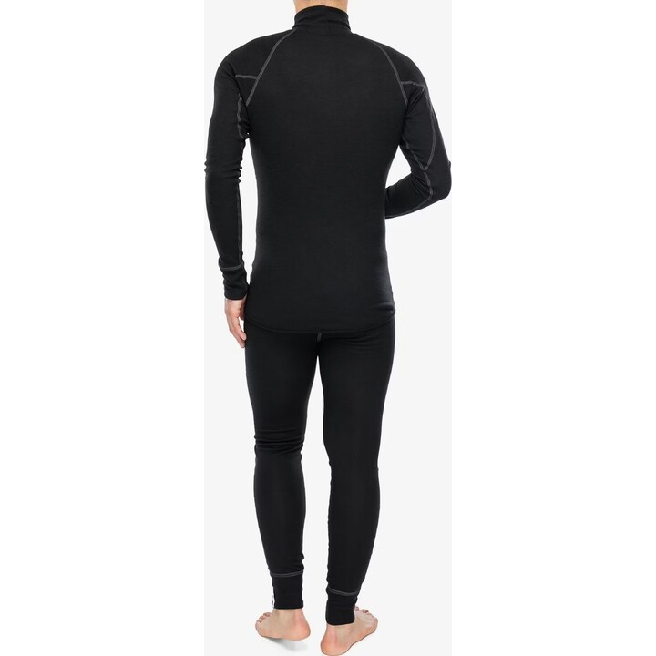 Camiseta interior de manga larga con cuello alto y doble cara «Sensor», color negro, talla L