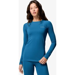 Maglia intima a maniche lunghe elasticizzata Columbia, peso medio, colore Phoenix Blue, taglia S