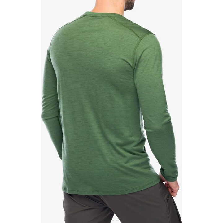 Camiseta interior de manga larga Icebreaker Merino Classic LS, en caja, color verde