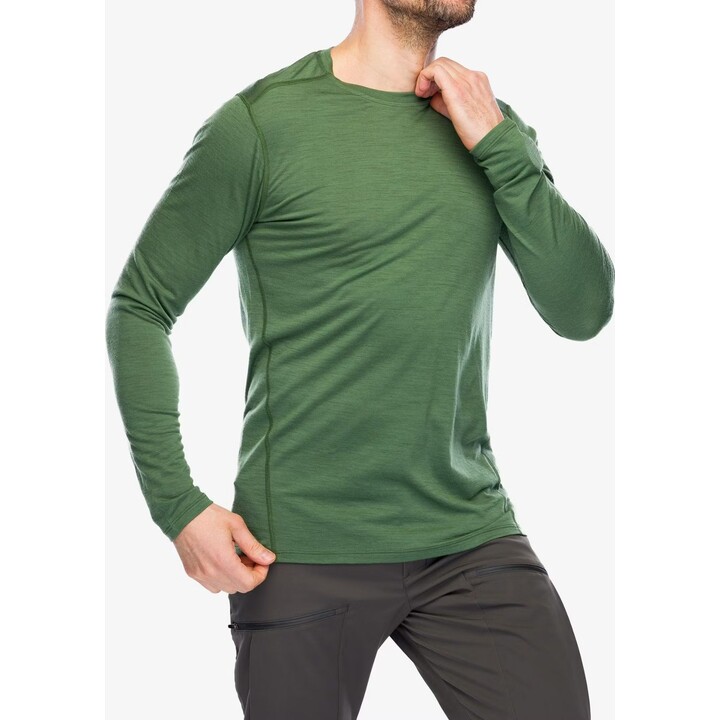 Camiseta interior de manga larga Icebreaker Merino Classic LS, en caja, color verde