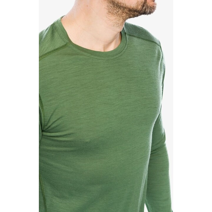 Camiseta interior de manga larga Icebreaker Merino Classic LS, en caja, color verde