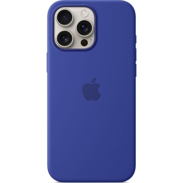 Custodia in silicone Apple con MagSafe, colore blu oltremare, per iPhone 16 Pro Max, MYYY3ZM/A