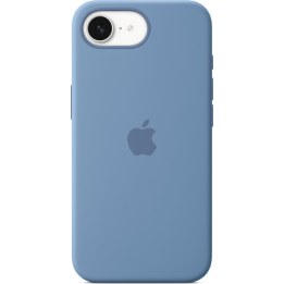Capa de silicone Apple na cor azul inverno, para iPhone 16e, MD3Q4ZM/A