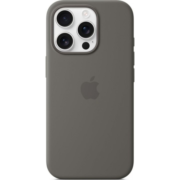 Apple Silicone Case with MagSafe Stone Grey, for iPhone 16 Pro, MYYL3ZM/A