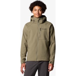 Chaqueta Softshell Columbia Cascade Ridge III, color verde piedra, talla M