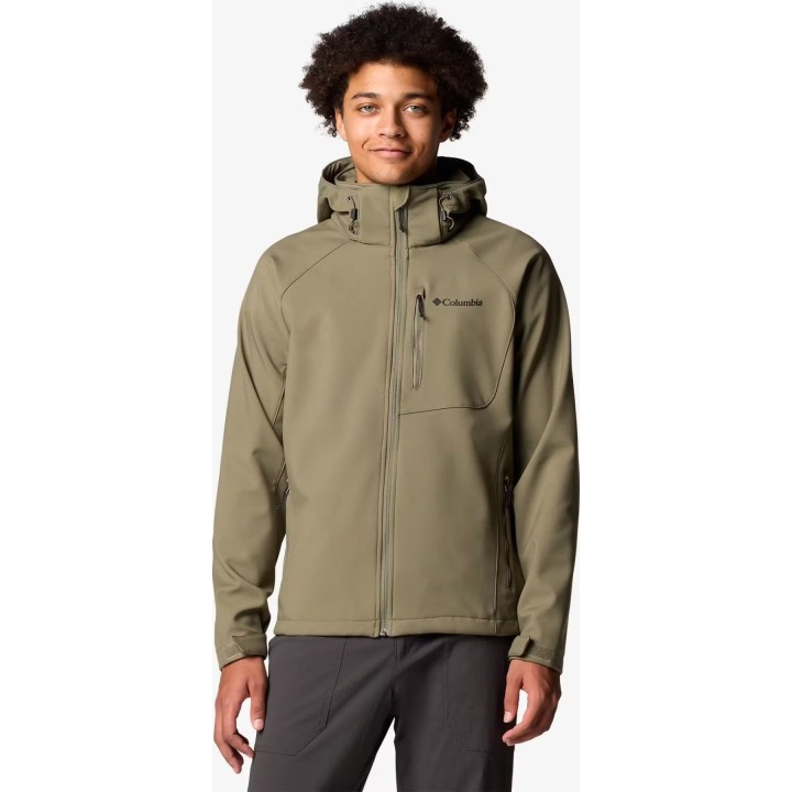 Columbia Cascade Ridge III Softshell Jacket Stone Green M