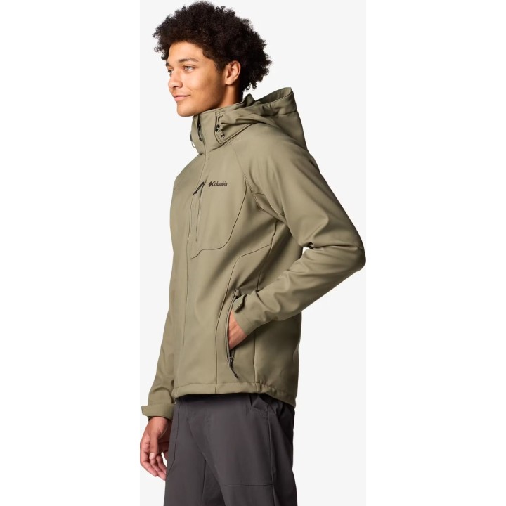 Columbia Cascade Ridge III Softshell Jacket Stone Green M