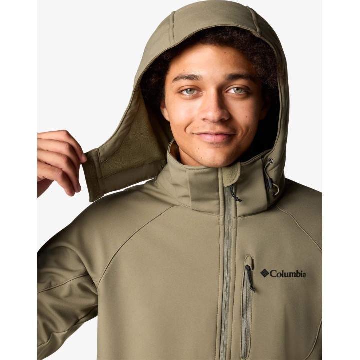 Columbia Cascade Ridge III Softshell Jacket Stone Green M