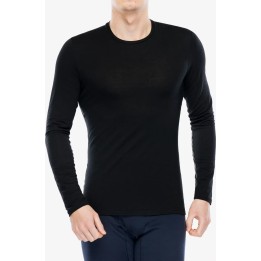 Icebreaker Merino 150 Anatomica LS Crewe Men’s Base Layer Black L