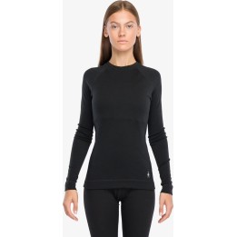 Smartwool Classic Thermal Merino 250 Crew - Maglia intima da donna, nera