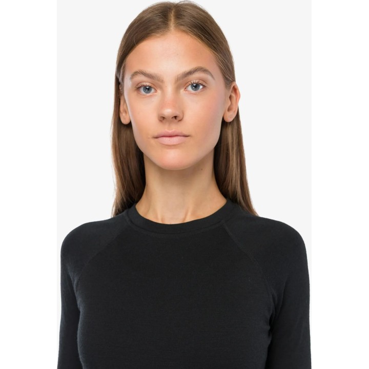 Camiseta interior Smartwool Merino 250 para mujer, negro, talla L