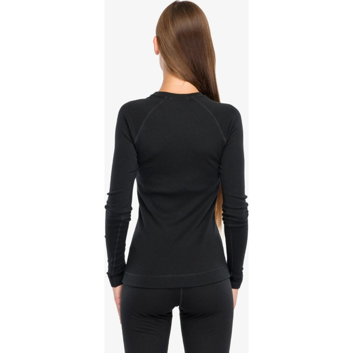 Camiseta interior Smartwool Merino 250 para mujer, negro, talla L