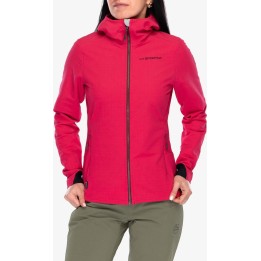 Chaqueta Softshell Descender Storm de La Sportiva para mujer, color Azalea/Redwood, talla S