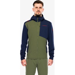 Chaqueta softshell La Sportiva Descender Storm Jkt, color Cypress/Night Sky, talla S