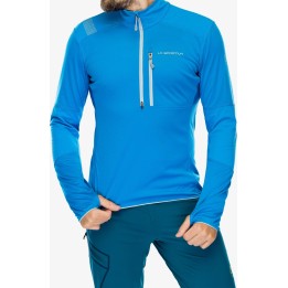 Camisola La Sportiva Bockmattli 2.0 LS Tech, Azul Elétrico, tamanho S