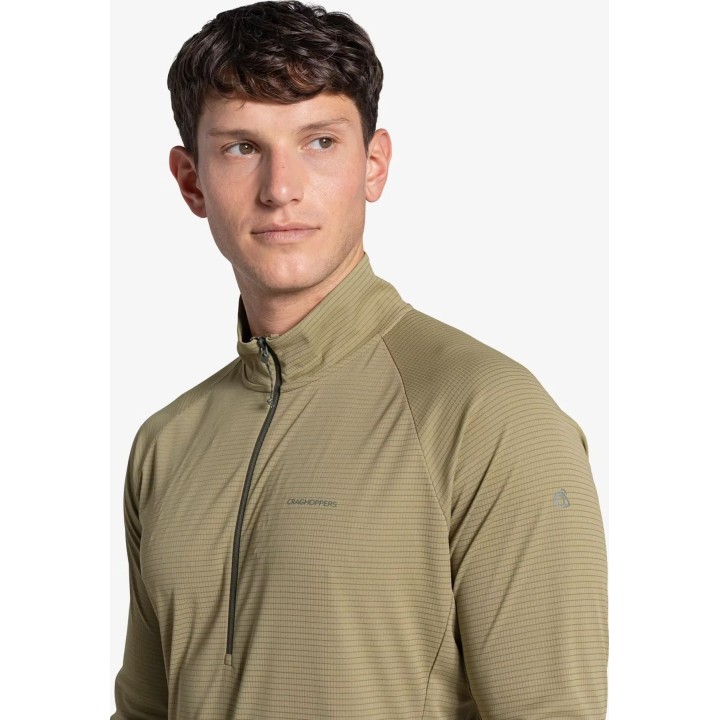Craghoppers NosiLife SolarShield+ Jersey con media cremallera, color Cardamomo, talla L