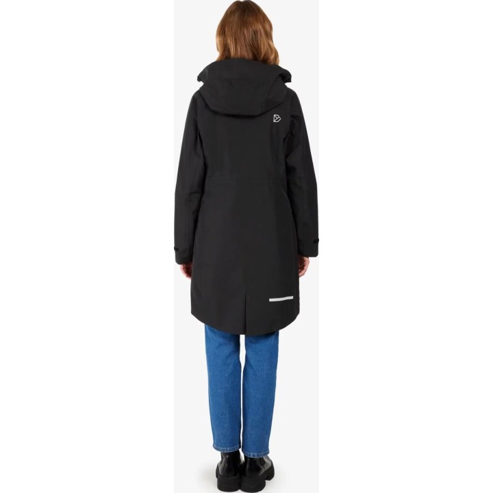 Didriksons Ilma Parka 8 para mujer, negro, talla M