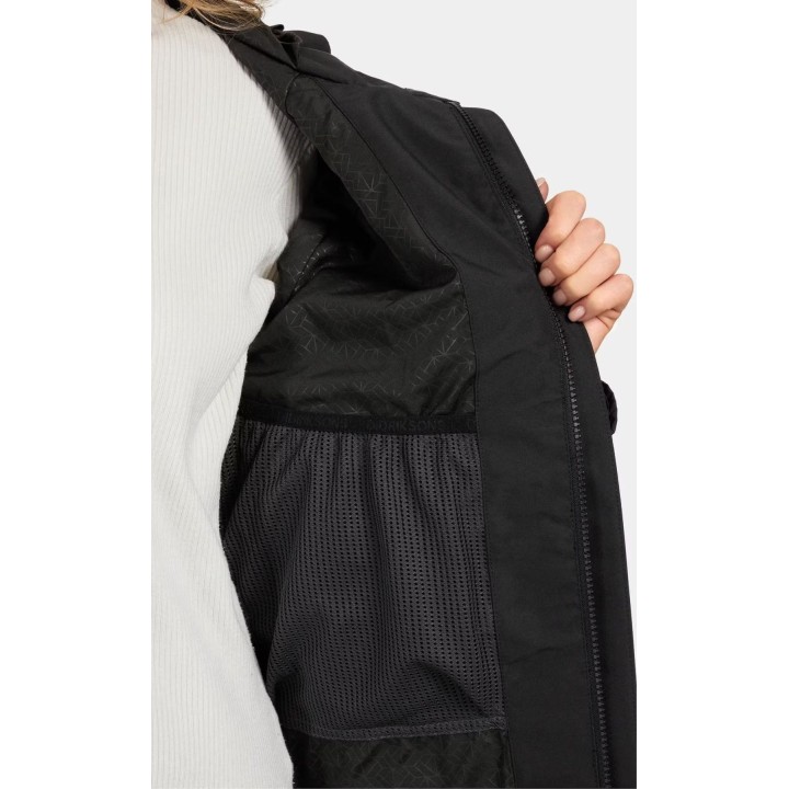 Didriksons Ilma Parka 8 para mujer, negro, talla M