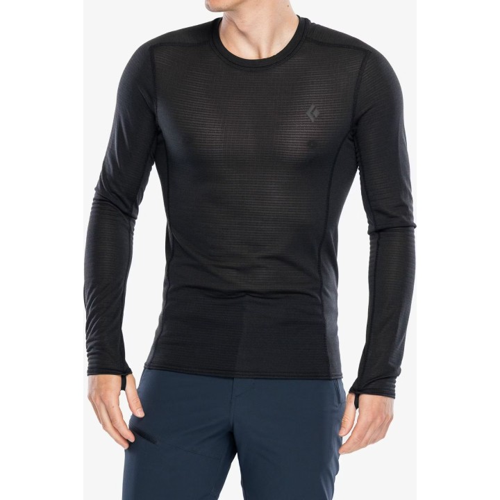 Black Diamond Coefficient LT Crew thermal shirt black