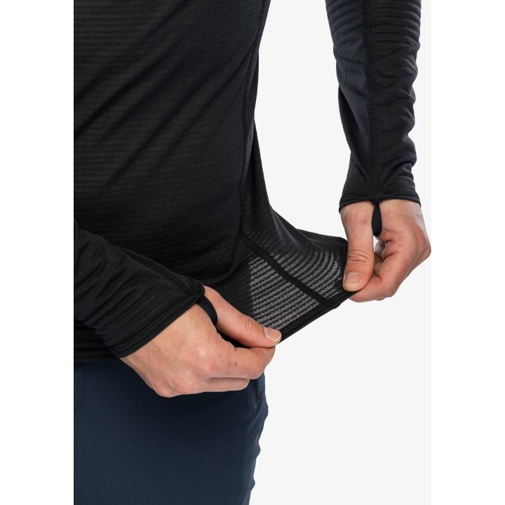 Black Diamond Coefficient LT Crew Funktionsshirt schwarz