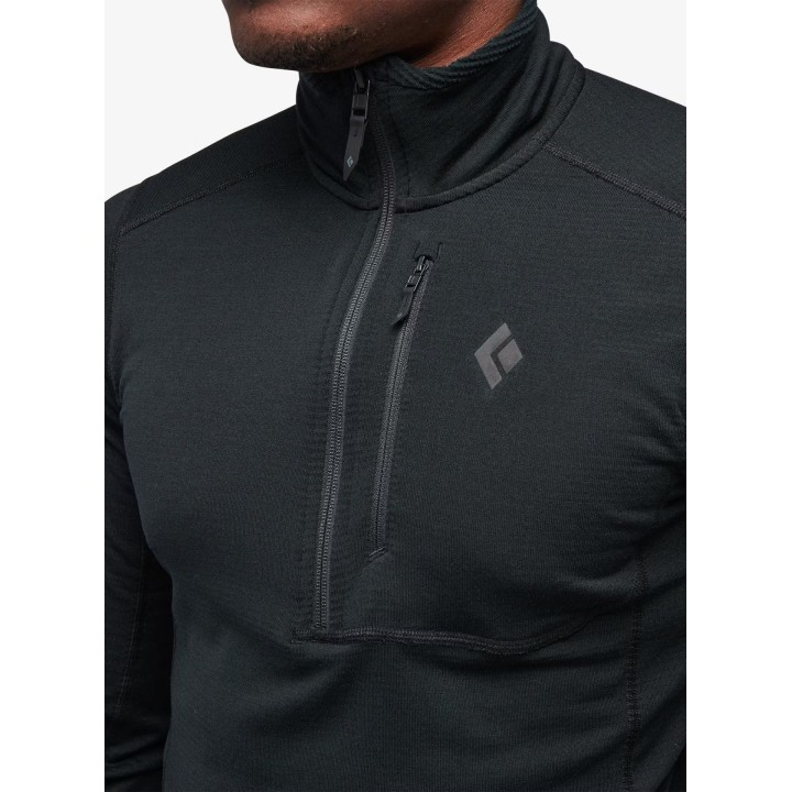 Maglia termica Black Diamond Coefficient LT con zip a un quarto