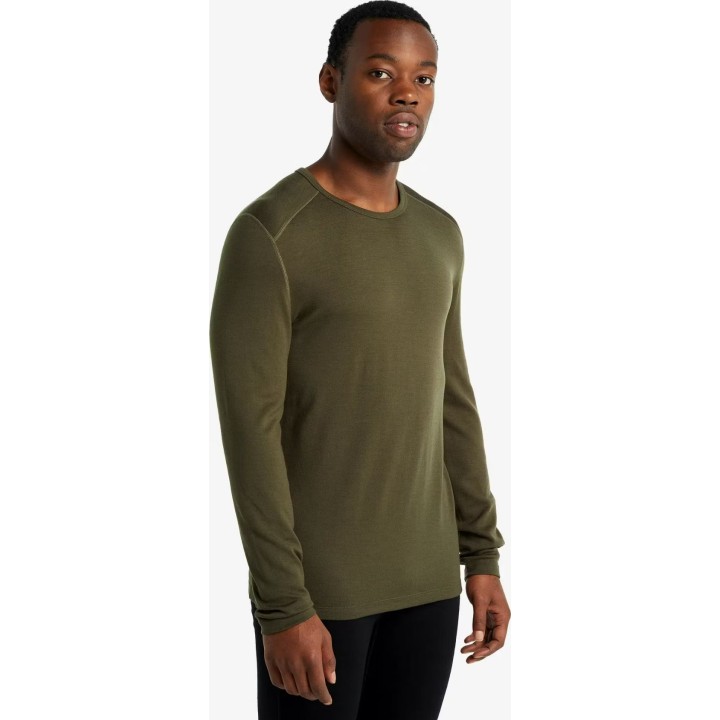 Camiseta térmica de manga larga Icebreaker Merino 260 Tech LS, color loden