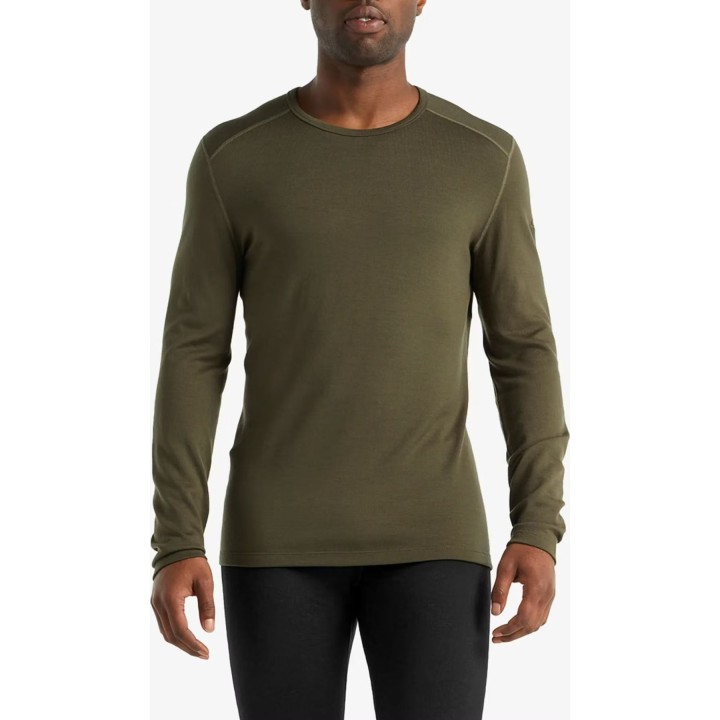 Camiseta térmica de manga larga Icebreaker Merino 260 Tech LS, color loden