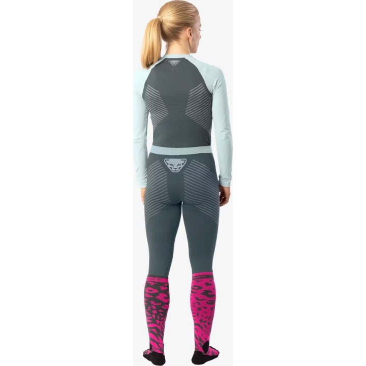Dynafit Speed Dryarn Damen-Thermoshirt mit langen Ärmeln, Cloud Blue, Größe M