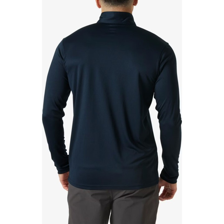 Camiseta térmica Helly Hansen Tech 1/2 Zip 2.0, azul marino, talla XXL